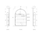LED Archie 900(H)x600(W) Natural Oak Shaving Cabinet - Premium Edition