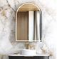 LED Archie 900(H)x600(W) Black Oak Shaving Cabinet - Premium Edition