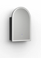LED Archie 900(H)x600(W) Black Oak Shaving Cabinet - Premium Edition