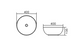 Bondi 400x400x135 Matte White Basin