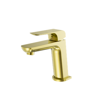 Elgin Basin Mixer Brushed Gold