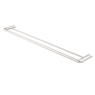 Elgin Double Towel Rail 800mm Brushed Nickel