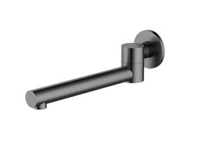 Star Electroplated Gun Metal Swivel Bath Spout 227mm