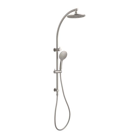 DOLCE TWIN SHOWER BRUSHED NICKEL