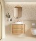Byron Fluted 750mm Woodland Oak Wall Hung Vanity