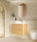 Byron Fluted 750mm Woodland Oak Wall Hung Vanity