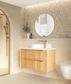 Byron Fluted 900mm Woodland Oak Wall Hung Vanity