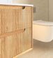 Byron Fluted 900mm Woodland Oak Wall Hung Vanity