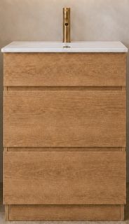 Zara 600 Vanity Natural Oak