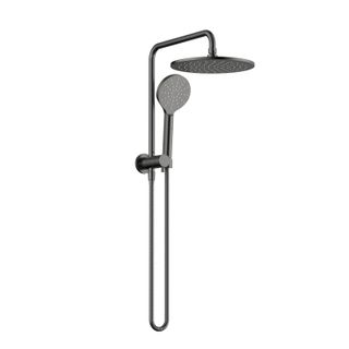 Star Compact Gun Metal Half Shower Column Set