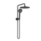 Star Compact Matte Black Half Shower Column Set