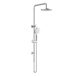 Star Project Brushed Chrome Shower Column Set