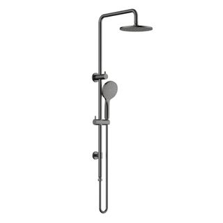 Star Project Gun Metal Shower Column Set