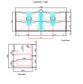 Ainsley Wall Hung Vanity Cab Only 1500mm Single