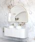 LED Moonlight Archie 1000(H)x1500(W) Gold Metal Frame Mirror