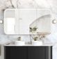 LED Newport 1500(W)x750(H) Black Oak Shaving Cabinet - Premium Edition