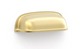 Newport - 90mm Brushed Brass Handle (Premium Solid Brass Construction)
