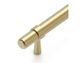 Astor - 370mm Brushed Brass Handle (Premium Solid Brass Construction)