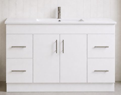 James 1200 Gloss White Vanity