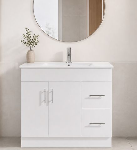 James 900 Gloss White Vanity