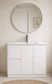Jessica 900 LHD  Gloss White Vanity