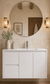 Jessica 900 LHD Wall Hung  Gloss White Vanity