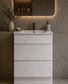 Zara 600 Gloss White Vanity