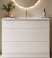 Zara 900 Gloss White Vanity