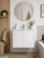 Jessica 600 Wall Hung  Gloss White Vanity