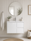 Jessica 750 Wall Hung  Gloss White Vanity