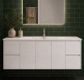 Jessica 1500 Wall Hung Gloss White Vanity