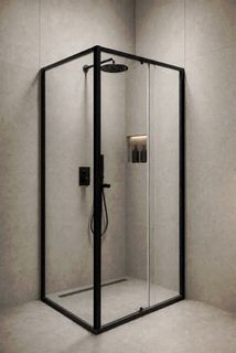 Splendour 900x900 Matte Black Screen Set