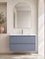 Amber 900 Matte GREY Wall Hung Vanity