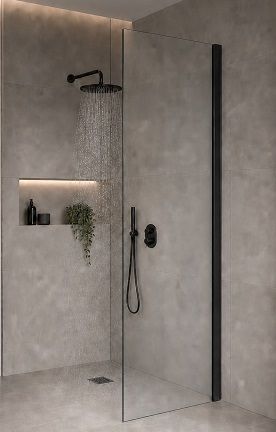 Frameless 700x2090x10mm Tempered Glass Panel (No holes or cut outs)