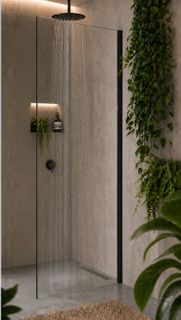 Frameless 800x2090x10mm Tempered Glass Panel (No holes or cut outs)
