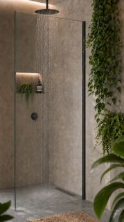 Frameless 900x2090x10mm Tempered Glass Panel (No holes or cut outs)