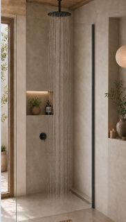 Frameless 1100x2090x10mm Tempered Glass Panel (No holes or cut outs)