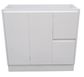 CABINET ONLY Sierra 900 Gloss White Slimline Vanity