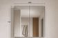 900 Pencil Edge Gloss White Mirror Cabinet (720 Height)