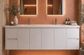 Jessica 1800 Wall Hung  Gloss White Vanity
