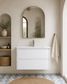 Amber 750 Gloss White Wall Hung Vanity