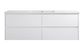 Amber 1500 Gloss White Wall Hung Vanity