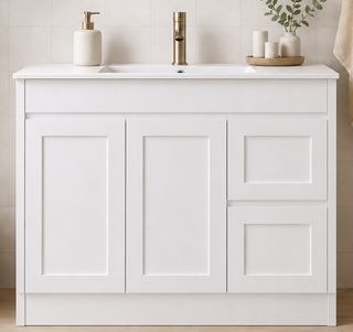 Sophie 900 Matte WHITE Vanity