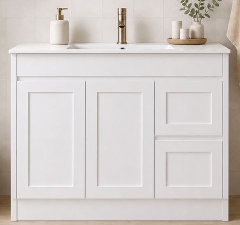 Sophie 900 Matte WHITE Vanity