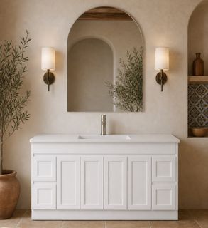 Sophie 1800 Matte WHITE Vanity