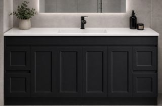 Sophie 1800 Matte BLACK Vanity