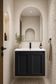 Sophie 600 Matte BLACK Wall Hung Vanity