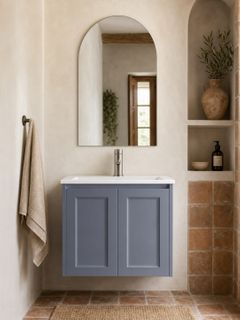 Sophie 600 Matte GREY Wall Hung Vanity