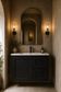Sophie 750 Matte BLACK Wall Hung Vanity