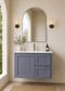 Sophie 750 Matte GREY Wall Hung Vanity